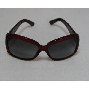 Burberry Womens B 4074 3165/11 Shield Red Square Sunglasses Made in Italy